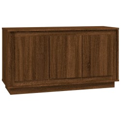 vidaXL Sideboard Braun Eichen-Optik 102x35x55 cm Holzwerkstoff