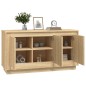 vidaXL Sideboard Sonoma-Eiche 102x35x55 cm Holzwerkstoff vidaXL Sideboard Sonoma-Eiche 102x35x55 cm Holzwerkstoff