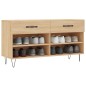 vidaXL Schuhbank Sonoma-Eiche 102x35x55 cm Holzwerkstoff vidaXL Schuhbank Sonoma-Eiche 102x35x55 cm Holzwerkstoff