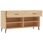 vidaXL Schuhbank Sonoma-Eiche 102x35x55 cm Holzwerkstoff vidaXL Schuhbank Sonoma-Eiche 102x35x55 cm Holzwerkstoff