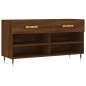 vidaXL Schuhbank Braun Eichen-Optik 102x35x55 cm Holzwerkstoff vidaXL Schuhbank Braun Eichen-Optik 102x35x55 cm Holzwerkstoff