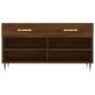 vidaXL Schuhbank Braun Eichen-Optik 102x35x55 cm Holzwerkstoff vidaXL Schuhbank Braun Eichen-Optik 102x35x55 cm Holzwerkstoff