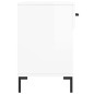 vidaXL Schuhbank Hochglanz-Weiß 102x35x55 cm Holzwerkstoff vidaXL Schuhbank Hochglanz-Weiß 102x35x55 cm Holzwerkstoff