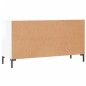 vidaXL Schuhbank Hochglanz-Weiß 102x35x55 cm Holzwerkstoff vidaXL Schuhbank Hochglanz-Weiß 102x35x55 cm Holzwerkstoff