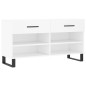 vidaXL Schuhbank Weiß 102x35x55 cm Holzwerkstoff vidaXL Schuhbank Weiß 102x35x55 cm Holzwerkstoff