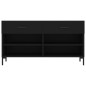 vidaXL Schuhbank Schwarz 102x35x55 cm Holzwerkstoff