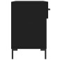 vidaXL Schuhbank Schwarz 102x35x55 cm Holzwerkstoff