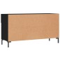 vidaXL Schuhbank Schwarz 102x35x55 cm Holzwerkstoff