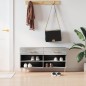 vidaXL Schuhbank Grau Sonoma 102x35x55 cm Holzwerkstoff vidaXL Schuhbank Grau Sonoma 102x35x55 cm Holzwerkstoff