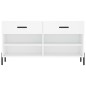 vidaXL Schuhbank Weiß 102x35x55 cm Holzwerkstoff vidaXL Schuhbank Weiß 102x35x55 cm Holzwerkstoff