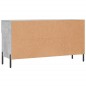 vidaXL Schuhbank Betongrau 102x35x55 cm Holzwerkstoff vidaXL Schuhbank Betongrau 102x35x55 cm Holzwerkstoff