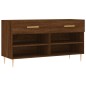vidaXL Schuhbank Braun Eichen-Optik 102x35x55 cm Holzwerkstoff vidaXL Schuhbank Braun Eichen-Optik 102x35x55 cm Holzwerkstoff