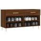 vidaXL Schuhbank Braun Eichen-Optik 102x35x55 cm Holzwerkstoff vidaXL Schuhbank Braun Eichen-Optik 102x35x55 cm Holzwerkstoff