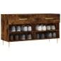 vidaXL Schuhbank Räuchereiche 102x35x55 cm Holzwerkstoff vidaXL Schuhbank Räuchereiche 102x35x55 cm Holzwerkstoff