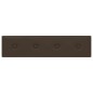 Wandpaneele 12 Stk. Braun 60x15 cm Kunstleder 1,08 m² Wandpaneele 12 Stk. Braun 60x15 cm Kunstleder 1,08 m²
