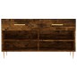 vidaXL Schuhbank Räuchereiche 102x35x55 cm Holzwerkstoff vidaXL Schuhbank Räuchereiche 102x35x55 cm Holzwerkstoff