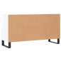 vidaXL Schuhbank Hochglanz-Weiß 102x35x55 cm Holzwerkstoff vidaXL Schuhbank Hochglanz-Weiß 102x35x55 cm Holzwerkstoff