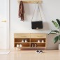 vidaXL Schuhbank Sonoma-Eiche 102x35x55 cm Holzwerkstoff vidaXL Schuhbank Sonoma-Eiche 102x35x55 cm Holzwerkstoff