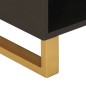 vidaXL TV-Schrank Braun und Schwarz 80x33,5x46 cm Massivholz Mango vidaXL TV-Schrank Braun und Schwarz 80x33,5x46 cm Massivholz Mango