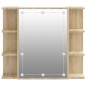 vidaXL Spiegelschrank mit LED Sonoma-Eiche 70x16,5x60 cm vidaXL Spiegelschrank mit LED Sonoma-Eiche 70x16,5x60 cm