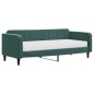 vidaXL Tagesbett mit Matratze Dunkelgrün 90x200 cm Samt vidaXL Tagesbett mit Matratze Dunkelgrün 90x200 cm Samt