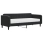 vidaXL Tagesbett mit Matratze Schwarz 90x200 cm Samt vidaXL Tagesbett mit Matratze Schwarz 90x200 cm Samt
