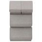 vidaXL 4-tlg. Aufbewahrungsboxen-Set Stapelbar Stoff Grau vidaXL 4-tlg. Aufbewahrungsboxen-Set Stapelbar Stoff Grau