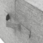 vidaXL Aufbewahrungsboxen 2 Stk. Stoff 50x30x25 cm Grau vidaXL Aufbewahrungsboxen 2 Stk. Stoff 50x30x25 cm Grau