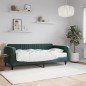 vidaXL Tagesbett mit Matratze Dunkelgrün 100x200 cm Samt vidaXL Tagesbett mit Matratze Dunkelgrün 100x200 cm Samt