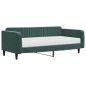 vidaXL Tagesbett mit Matratze Dunkelgrün 100x200 cm Samt vidaXL Tagesbett mit Matratze Dunkelgrün 100x200 cm Samt