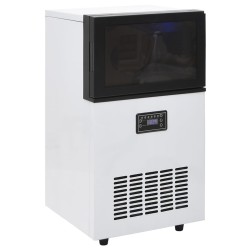 vidaXL Eiswürfelmaschine 420 W Schwarz 45 kg / 24 h 