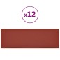 Wandpaneele 12 Stk. Weinrot 90x30 cm Kunstleder 3,24 m² Wandpaneele 12 Stk. Weinrot 90x30 cm Kunstleder 3,24 m²
