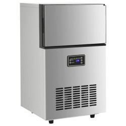 vidaXL Eiswürfelmaschine 420 W Silbern 45 kg / 24 h