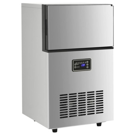 vidaXL Eiswürfelmaschine 420 W Silbern 45 kg / 24 h