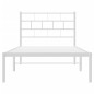 vidaXL Bettgestell mit Kopfteil Metall Weiß 100x200 cm vidaXL Bettgestell mit Kopfteil Metall Weiß 100x200 cm