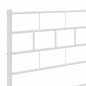 vidaXL Bettgestell mit Kopfteil Metall Weiß 140x200 cm vidaXL Bettgestell mit Kopfteil Metall Weiß 140x200 cm