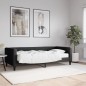 vidaXL Tagesbett mit Matratze Schwarz 90x200 cm Stoff vidaXL Tagesbett mit Matratze Schwarz 90x200 cm Stoff