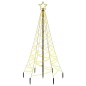 vidaXL LED-Weihnachtsbaum mit Erdnägeln Warmweiß 200 LEDs 180 cm vidaXL LED-Weihnachtsbaum mit Erdnägeln Warmweiß 200 LEDs 180 cm