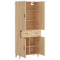 Highboard Sonoma-Eiche 69,5x34x180 cm Holzwerkstoff Highboard Sonoma-Eiche 69,5x34x180 cm Holzwerkstoff
