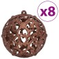 vidaXL Weihnachtskugeln 100 Stk. Braun 3 / 4 / 6 cm vidaXL Weihnachtskugeln 100 Stk. Braun 3 / 4 / 6 cm