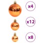 vidaXL Weihnachtskugeln 100 Stk. Braun 3 / 4 / 6 cm vidaXL Weihnachtskugeln 100 Stk. Braun 3 / 4 / 6 cm