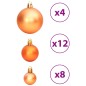 vidaXL Weihnachtskugeln 100 Stk. Braun 3 / 4 / 6 cm vidaXL Weihnachtskugeln 100 Stk. Braun 3 / 4 / 6 cm
