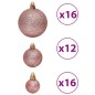 vidaXL Weihnachtskugeln 100 Stk. Rosa und Rose 3 / 4 / 6 cm vidaXL Weihnachtskugeln 100 Stk. Rosa und Rose 3 / 4 / 6 cm