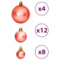 vidaXL Weihnachtskugeln 100 Stk. Rosa und Rose 3 / 4 / 6 cm vidaXL Weihnachtskugeln 100 Stk. Rosa und Rose 3 / 4 / 6 cm