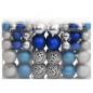 vidaXL Weihnachtskugeln 100 Stk. Blau und Silbern 3 / 4 / 6 cm vidaXL Weihnachtskugeln 100 Stk. Blau und Silbern 3 / 4 / 6 cm