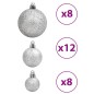 vidaXL Weihnachtskugeln 100 Stk. Blau und Silbern 3 / 4 / 6 cm vidaXL Weihnachtskugeln 100 Stk. Blau und Silbern 3 / 4 / 6 cm