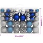 vidaXL Weihnachtskugeln 100 Stk. Blau und Silbern 3 / 4 / 6 cm vidaXL Weihnachtskugeln 100 Stk. Blau und Silbern 3 / 4 / 6 cm