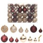 vidaXL Weihnachtskugeln 100 Stk. Champagner und Braun 3 / 4 / 6 cm vidaXL Weihnachtskugeln 100 Stk. Champagner und Braun 3 / 4 / 6 cm