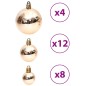 vidaXL Weihnachtskugeln 100 Stk. Champagner und Braun 3 / 4 / 6 cm vidaXL Weihnachtskugeln 100 Stk. Champagner und Braun 3 / 4 / 6 cm