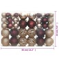 vidaXL Weihnachtskugeln 100 Stk. Champagner und Braun 3 / 4 / 6 cm vidaXL Weihnachtskugeln 100 Stk. Champagner und Braun 3 / 4 / 6 cm